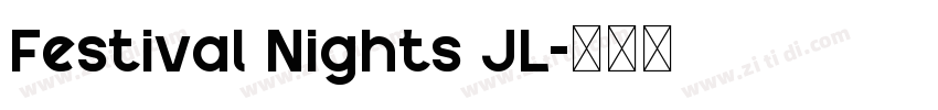 Festival Nights JL字体转换